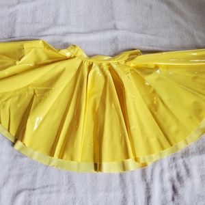 Blackmilk PVC Lemon Cheerleader Skirt